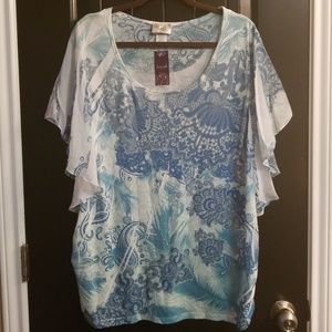 Dressy/semi casual top.